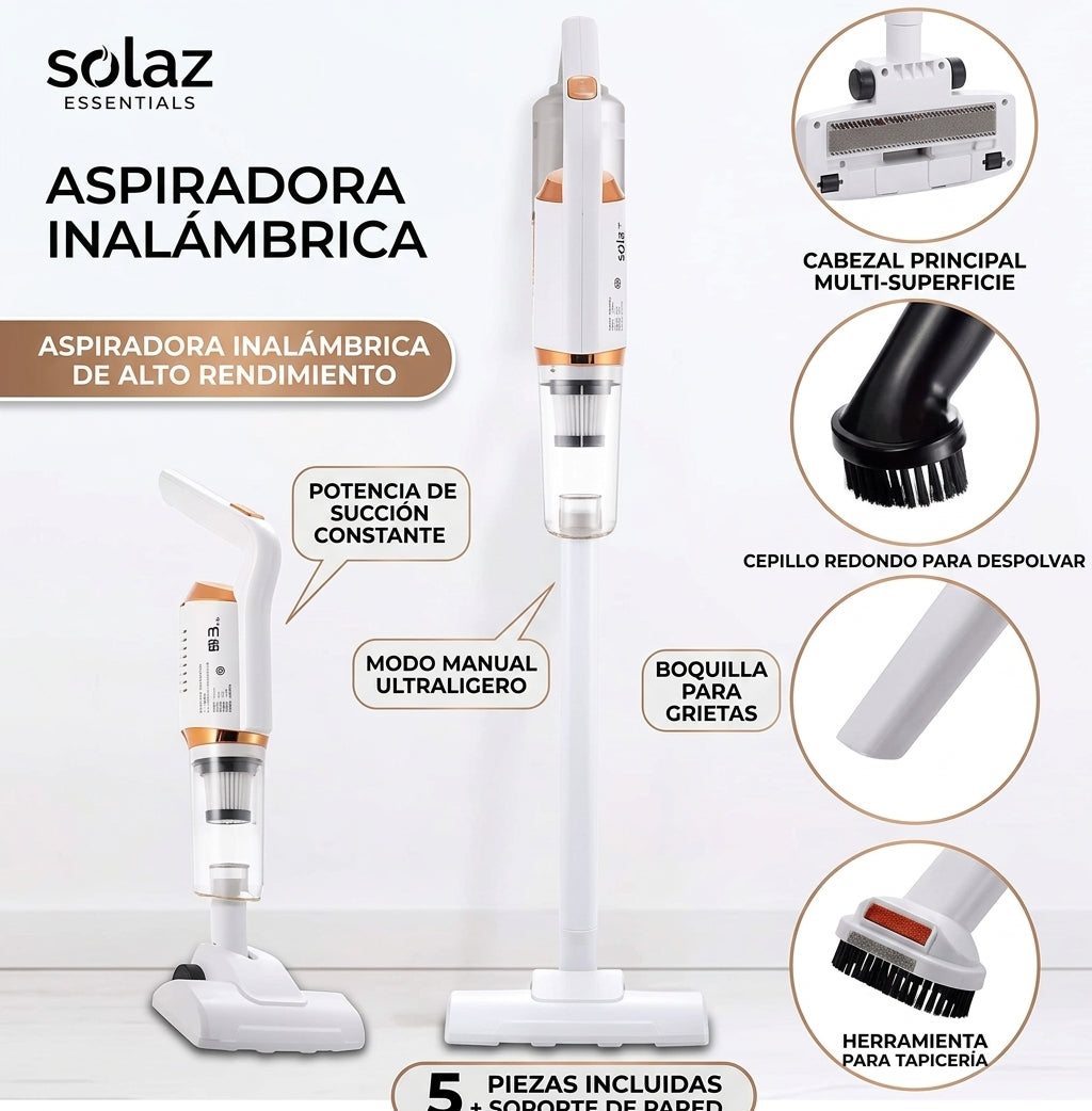 Aspiradora Inalámbrica Portátil 3 en 1