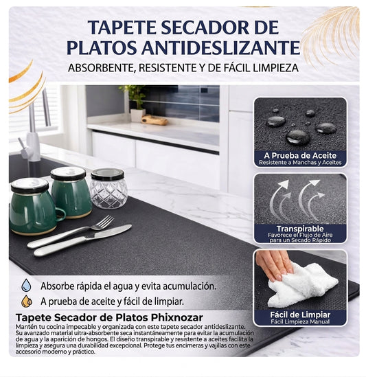 ESCURRIDR / SECADOR DE PLATOS ANTIDESLIZANTE